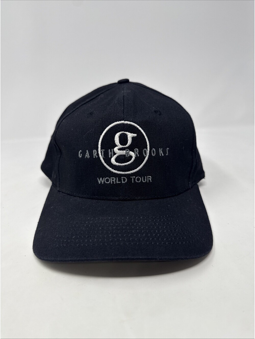 Garth Brooks World Tour Hat Cap Black Mens Snap Back Adjustable Country Music